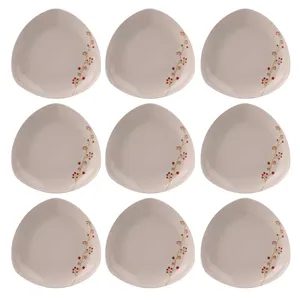 بشقاب خورش خوری آکسفورد کد SF-0012 بسته 9 عددی