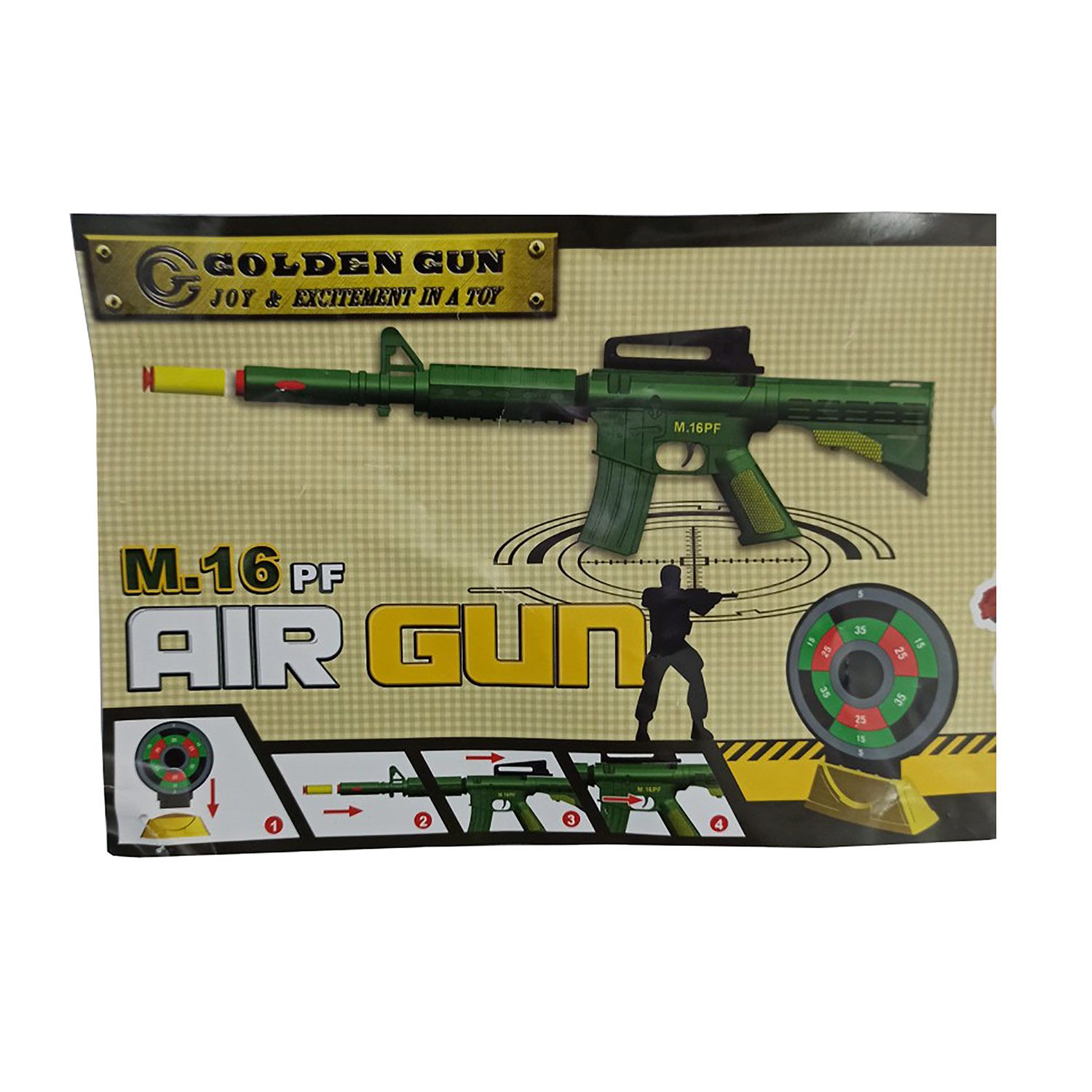تفنگ بازی گلدن گان مدل naabsell-p10 مجموعه 3 عددی -  - 9