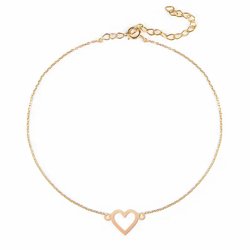 پابند طلا 18 عیار زنانه ریسه گالری مدل 2053