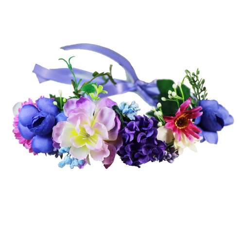 تاج گل پاپیونی مدل بنفشه