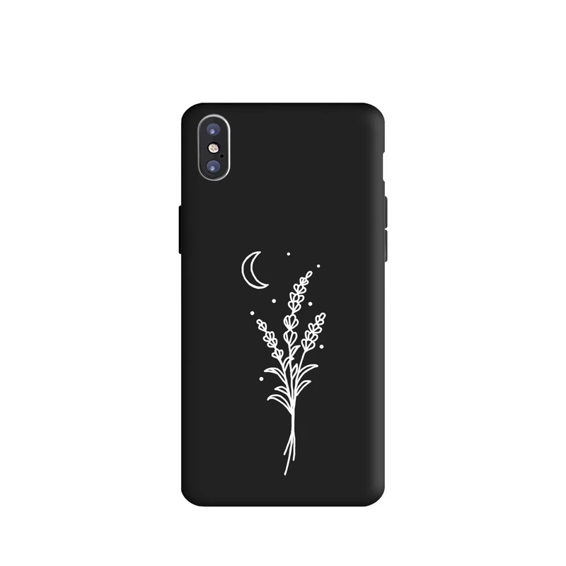 کاور قاب گارد طرح گل و ماه کد s9400 مناسب برای گوشی موبایل اپل iphone X / XS