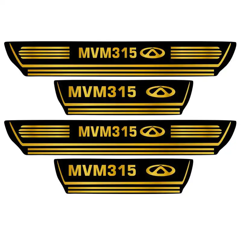 برچسب بدنه خودرو اسپرت غدیر مدل CH GO YA59 A91مناسب برای MVM315 بسته 4 عددی