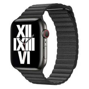 بند گرین مدل Silicone Magnets مناسب برای اپل واچ 42/44/45/49 میلی متری