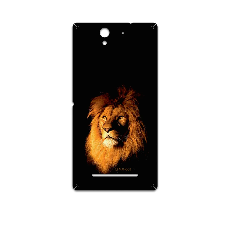 برچسب پوششی ماهوت مدل Lion مناسب برای گوشی موبایل سونی Xperia C3 Dual
