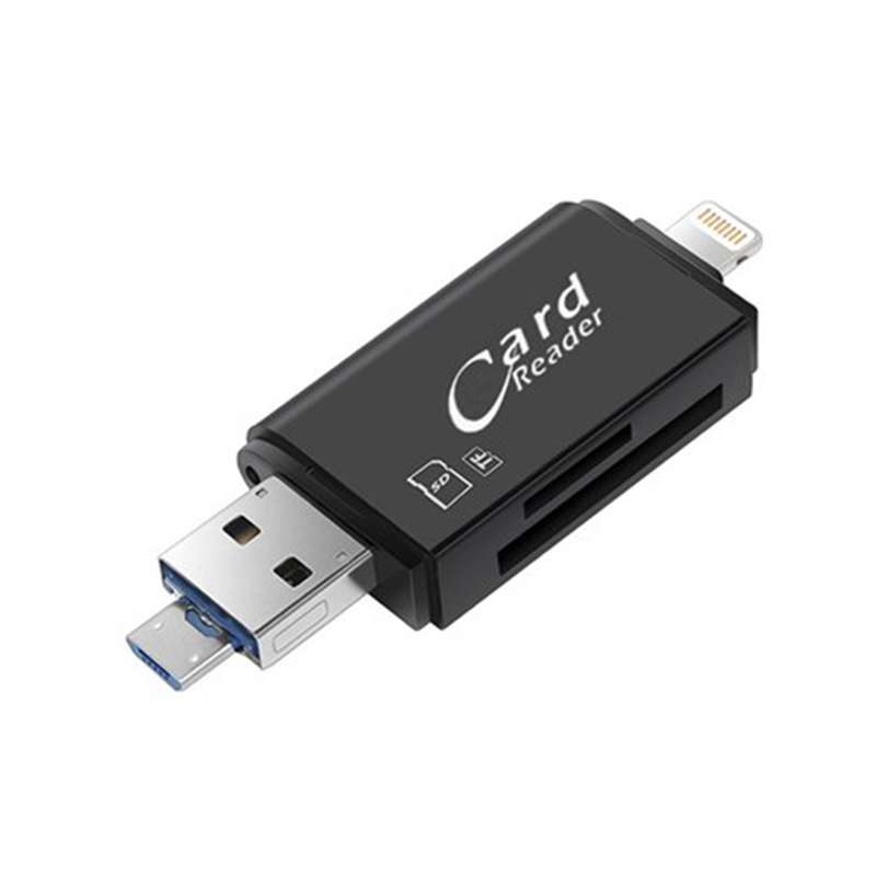 کارت خوان لایتنینگ و microUSB OTG اس کارت ریدر مدل FAT32 کارت خوان لایتنینگ و microUSB OTG اس کارت ریدر مدل FAT32