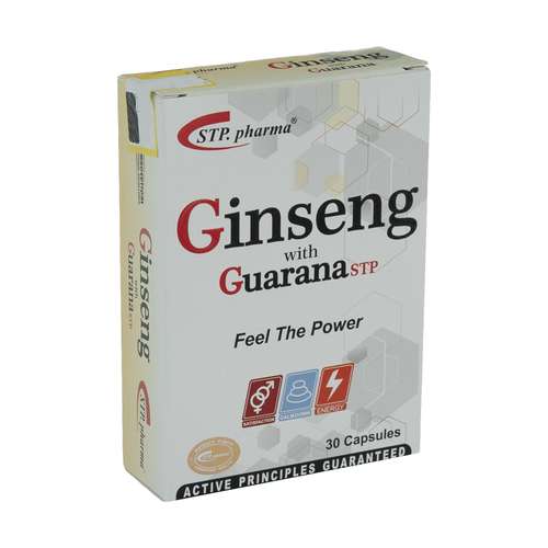 کپسول جینسینگ گوارنا اس تی پی فارما بسته 30 عددی