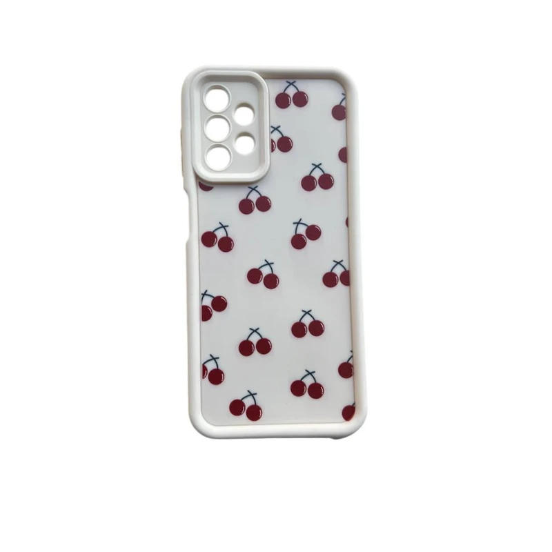 کاور مدل سیلیکونی طرح آلبالو ریزه مناسب برای گوشی موبایل سامسونگ Galaxy A13 4G