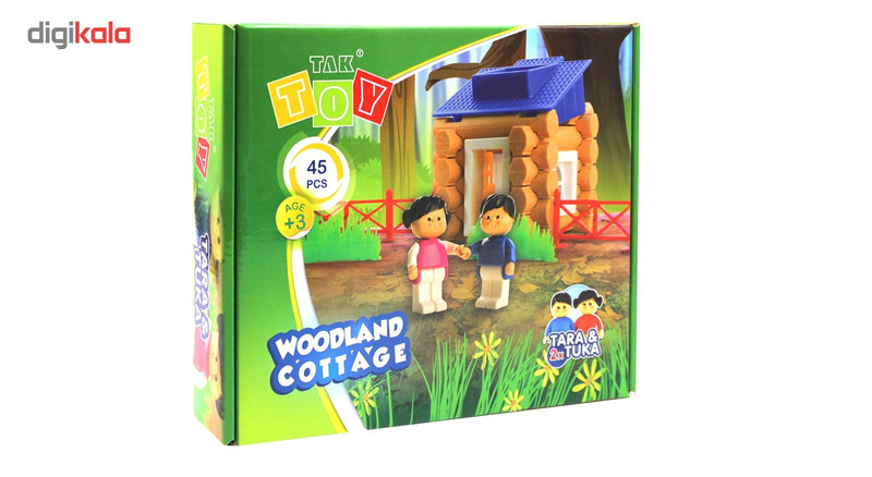 بازی ساختنی تک توی مدل کلبه جنگلی