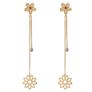 گوشواره طلا 18 عیار ماهک مدل ME0614 - مایا ماهک