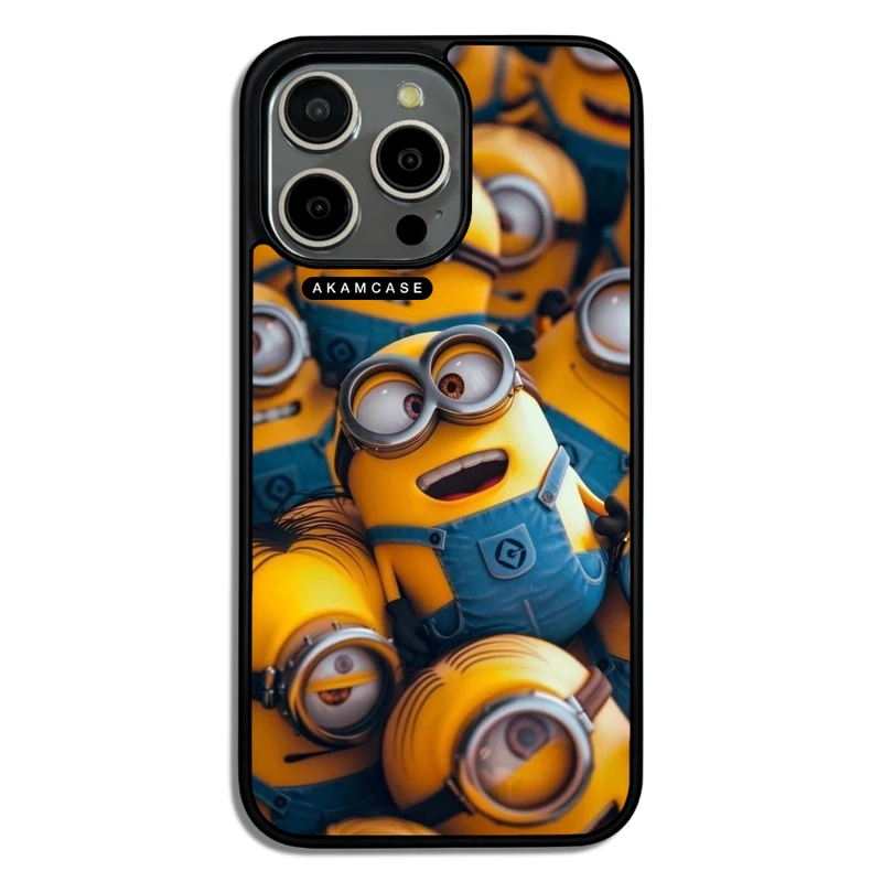 کاور آکام مدل AMC-WA15PROMAX-MINIONS1 مناسب برای گوشی موبایل اپل iPhone 15 Pro Max