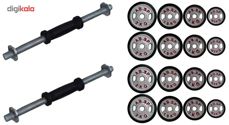 دمبل 10 کیلوگرمی مدل A3 بسته 2 عددی