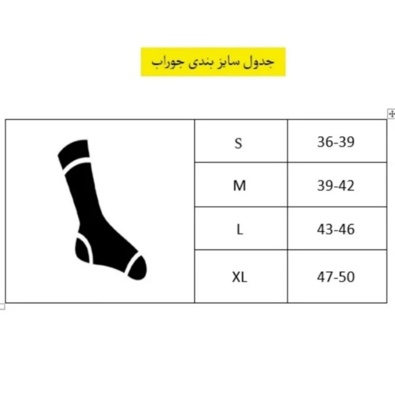 جوراب مردانه مدل L100 بسته 2 عددی
