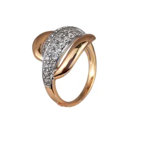 انگشتر زنانه ژوپینگ مدل نگین درشت کد E6