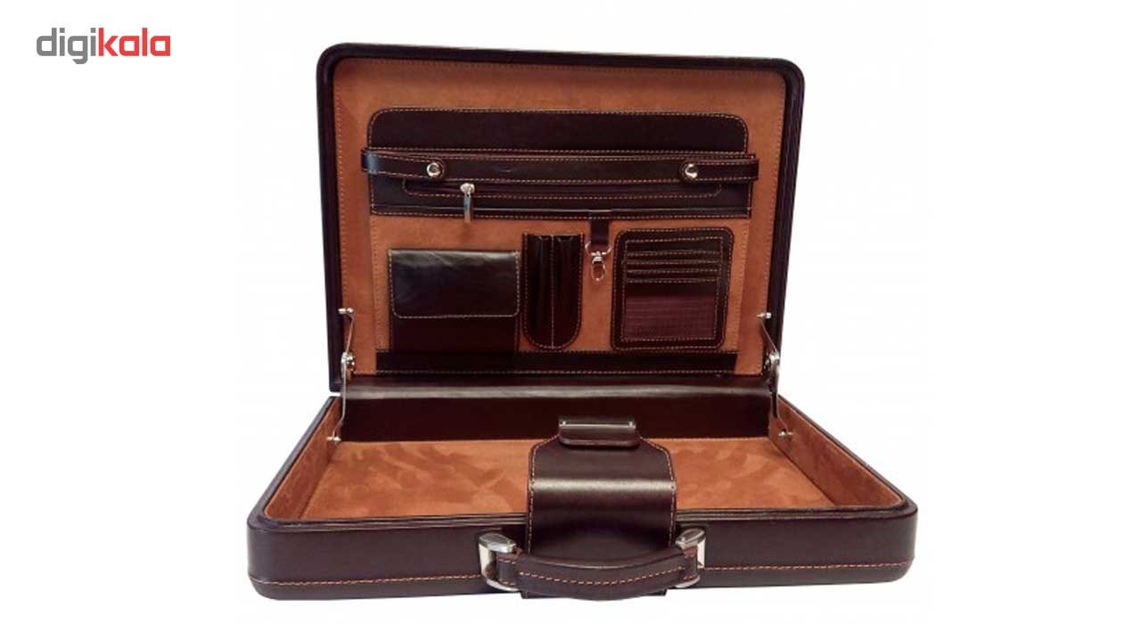 کیف اداری زانکو چرم مدل KS-211