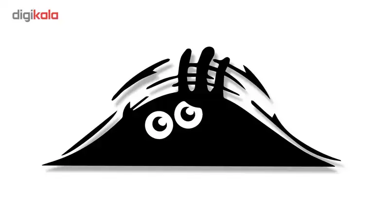 استیکر خودرو گراسیپا مدل هیولای سیاه