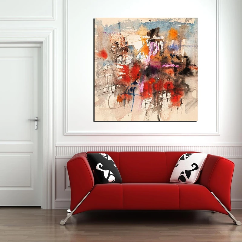 تابلو شاسی لابراتوار سهند طرح 10010026 سایز 100x100