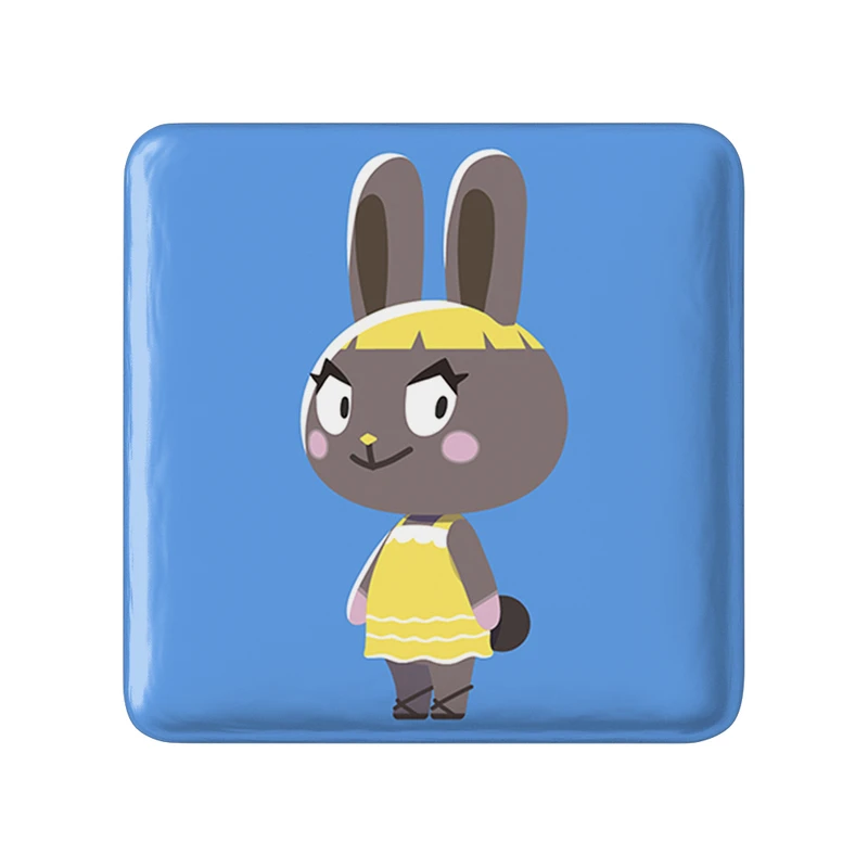 مگنت خندالو طرح بازی انیمال کراسینگ (Animal Crossing) مدل مربعی کد 32640