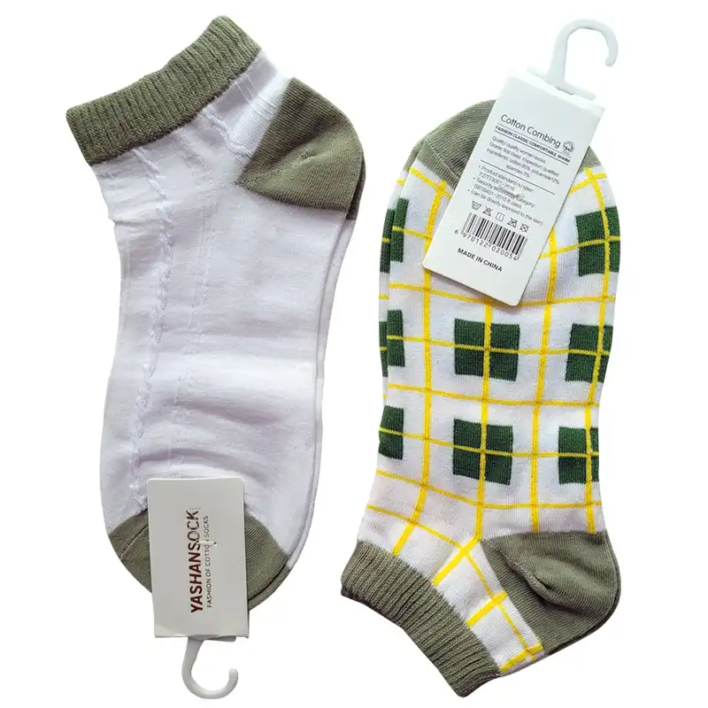 جوراب ساق کوتاه زنانه مدل 02 مجموعه 2 عددی