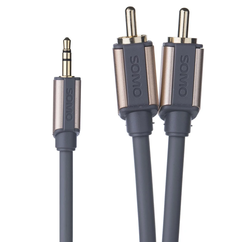 کابل تبدیل جک 3.5 میلی متری به RCA سومو مدل SR5519 طول 3.5 متر