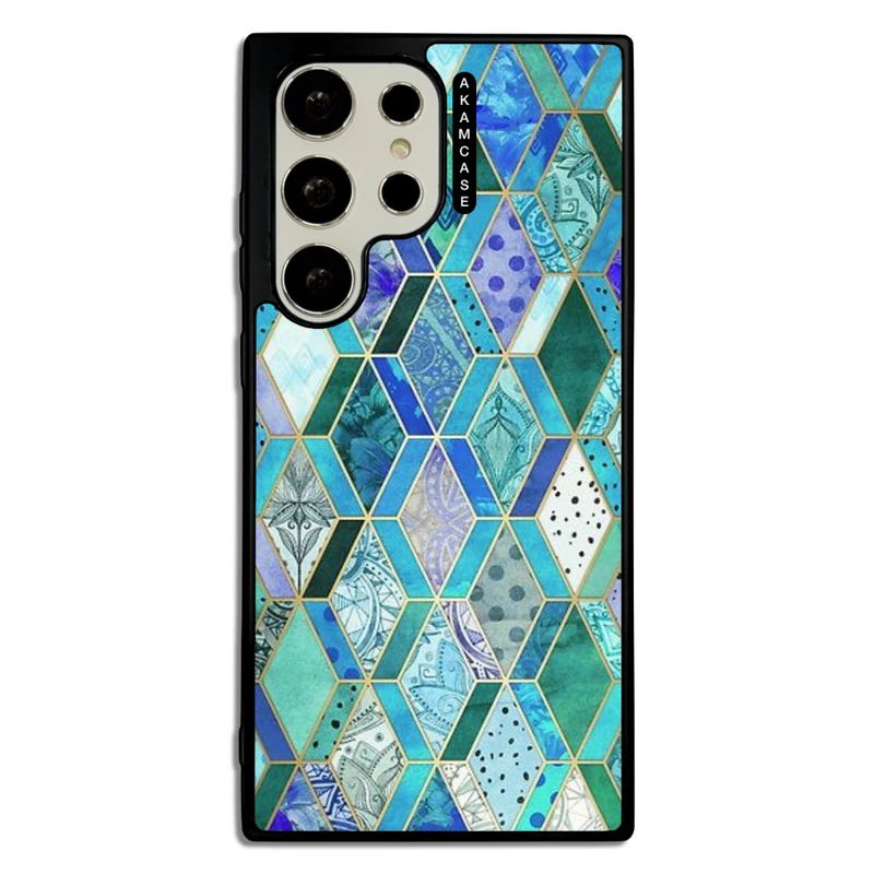 کاور آکام مدل AMC-WSGS23U-MOSAIC-19 مناسب برای گوشی موبایل سامسونگ Galaxy S23 Ultra