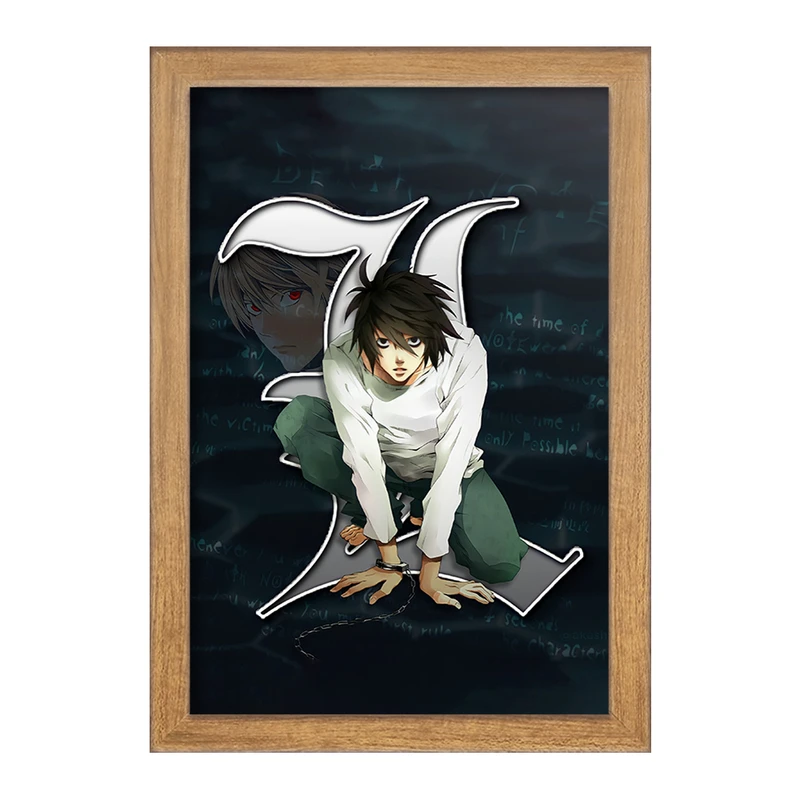 تابلو خندالو مدل انیمه دفترچه مرگ (Death Note) کد F800