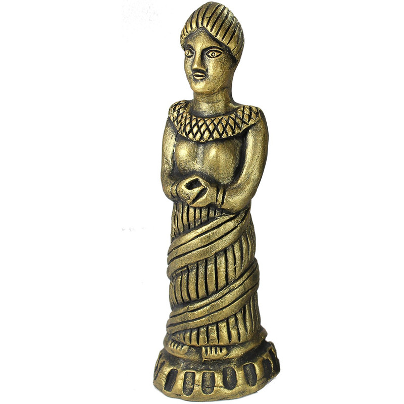 مجسمه زن سفالی گالری دست نگار پتینه 196-00
