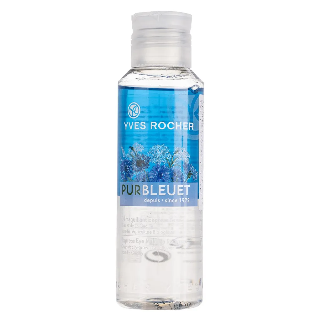 پاک کننده آرایش چشم دو فاز ایو روشه مدل Pure Blueberry حجم 100 میلی لیتر