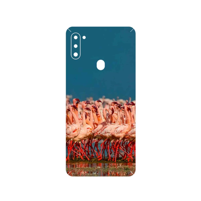 برچسب پوششی ماهوت مدل Flamingo مناسب برای گوشی موبایل سامسونگ Galaxy M11