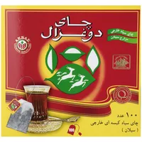 چای کیسه ای دو غزال مدل Ceylon بسته 100 عددی