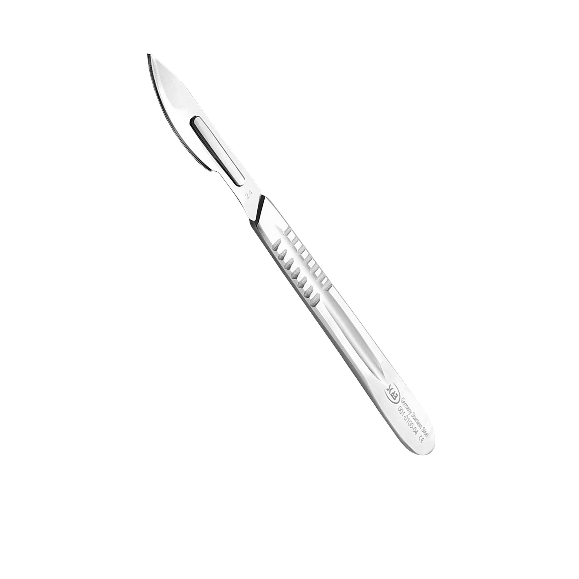 دسته تیغ جراحی اسکاب مدل SKJMRJN02369 شماره 4 به همراه تیغ استریل هاینز کد SKJMRJ002369 مجموعه 6 عددی