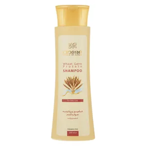 شامپو تقویت‌کننده مو سینره مخصوص انواع مو، حجم 250 میلی‌لیتر مدل Wheat Germ، حاوی ویتامین‌های E و B5 با عصاره پروتئین جوانه گندم