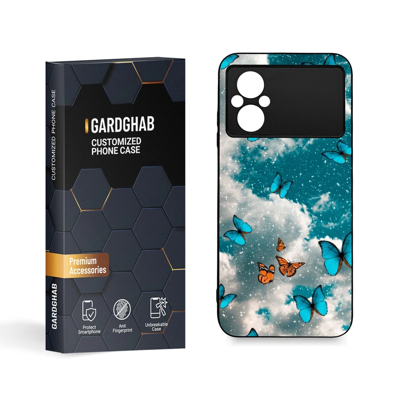 کاور گارد قاب مدل دخترانه مناسب برای گوشی موبایل شیائومی Poco M4 5G / M5 4G