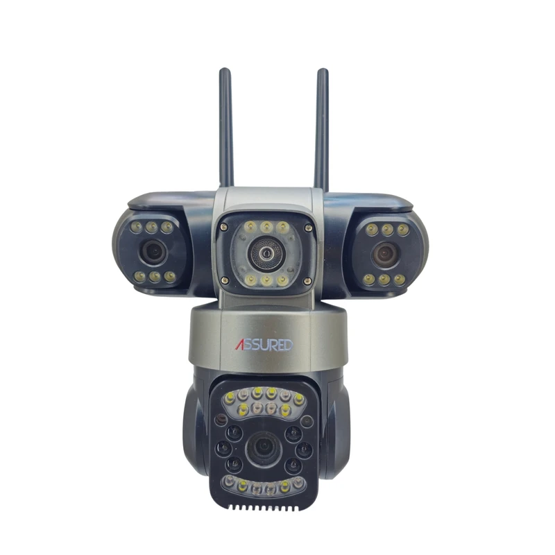 دوربین مداربسته تحت شبکه اشورد مدل سیم کارتی چرخشی 3 لنزSMQ11