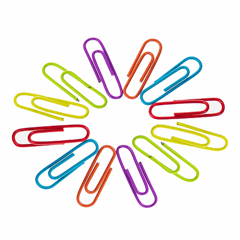 گیره کاغذ رایدین مدل رنگی سایز 28-33میلی متر - بسته 100 عددی