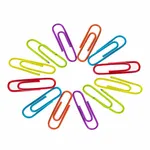 گیره کاغذ رایدین مدل رنگی سایز 28-33میلی متر - بسته 100 عددی