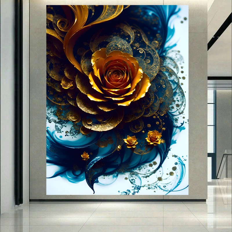  تابلو بوم طرح مخمل مدرن مدل گل (1 کد AR302505