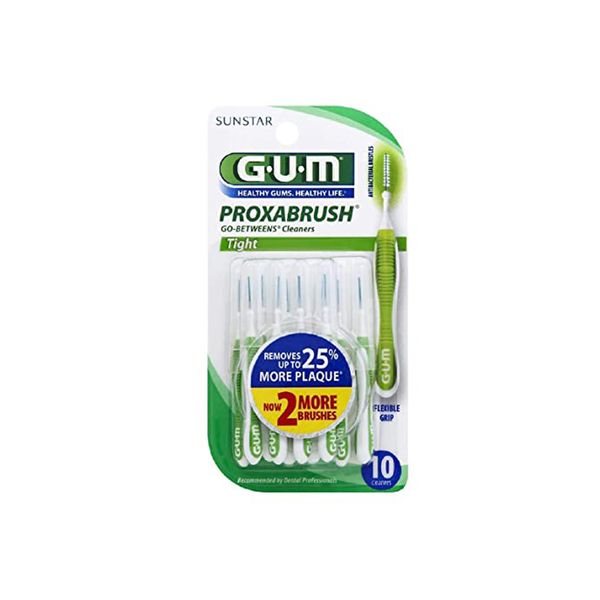 سری یدک مسواک بین دندانی جی یو ام مدل Proxabrush بسته 10 عددی سری یدک مسواک بین دندانی جی یو ام مدل Proxabrush بسته 10 عددی