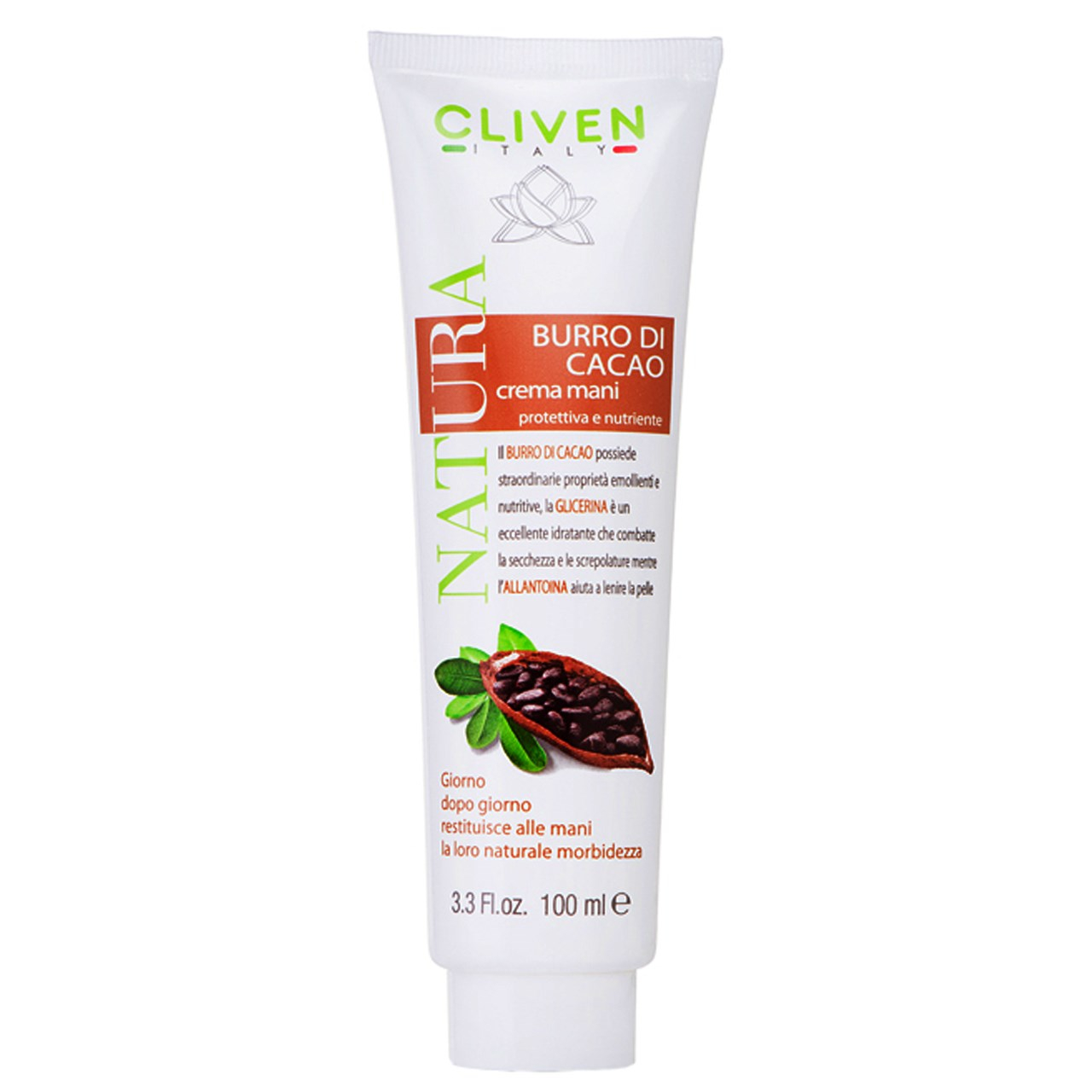 کرم مرطوب کننده دست کلیون مدل Cocoa Butter Hand Cream حجم 100 میلی لیتر