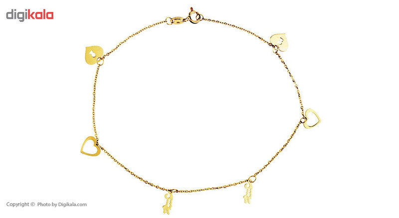 پابند طلا 18 عیار ماهک مدل MA0092 پابند طلا 18 عیار ماهک مدل MA0092