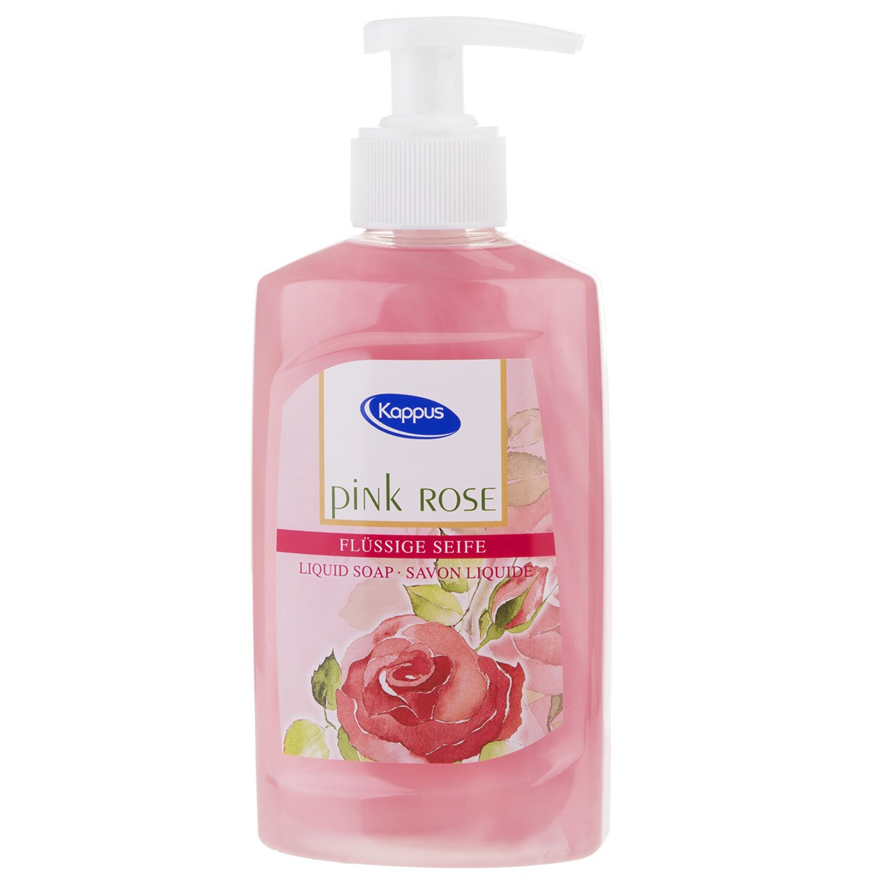 صابون مایع کاپوس مدل Pink Rose حجم 300 میلی لیتر