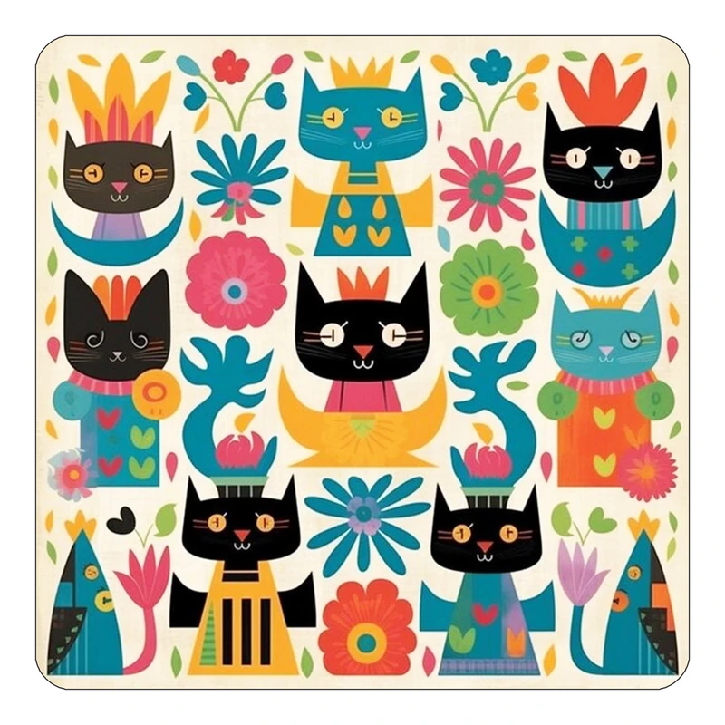 مگنت کاکتی طرح حیوانات رنگی مدل mp27119