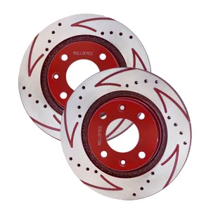 دیسک ترمز چرخ جلو تی آر دبلیو مدل ROLLO FACE مناسب برای سمند بسته دو عددی