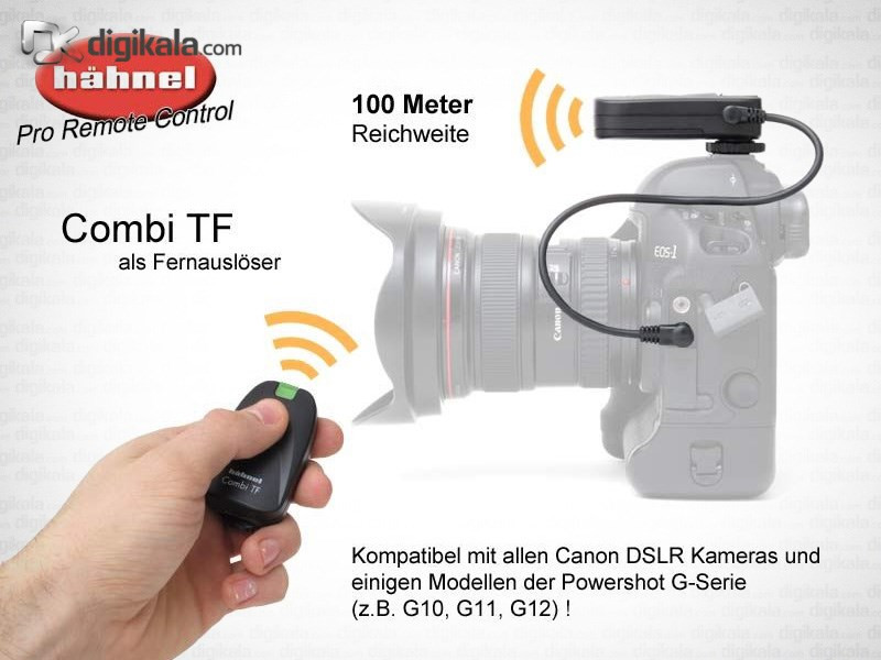 ریموت کنترل ترکیبی دوربین و فلاش هنل Combie TF مخصوص کانن