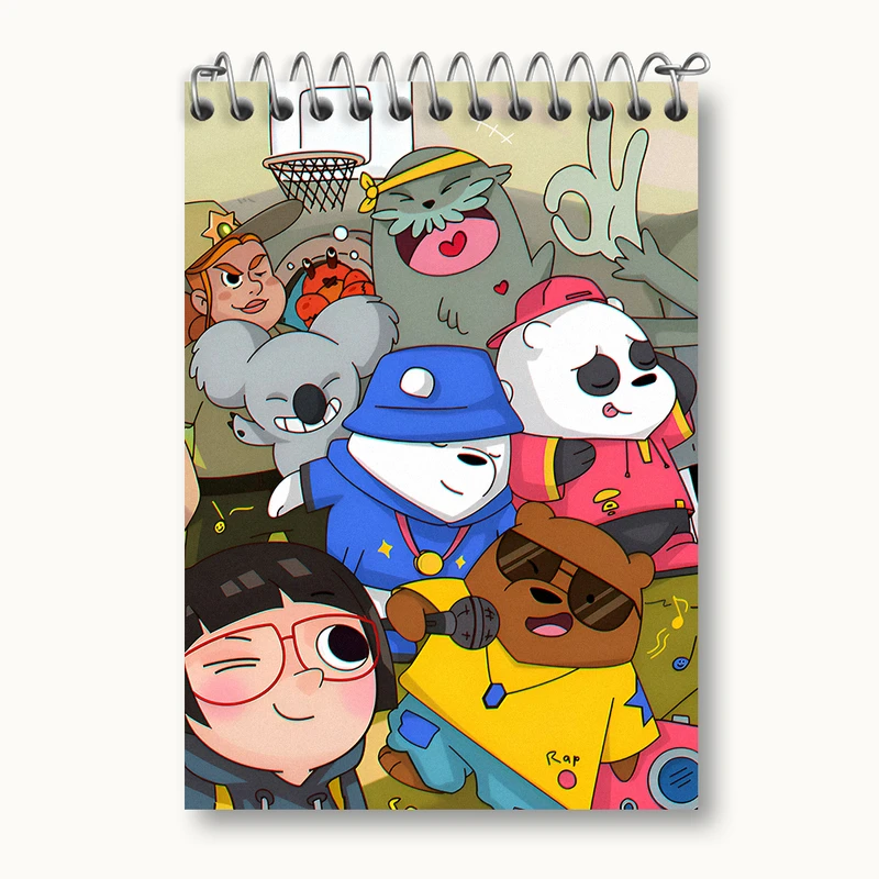 دفتر یادداشت 50 برگ خندالو طرح سه خرس کله پوک کد N4926