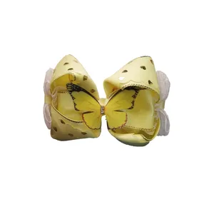 گیره مو دخترانه طرح پروانه ای کد 07