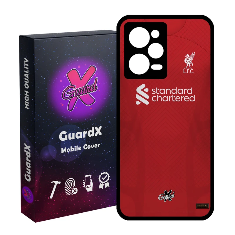 کاور گارد ایکس طرح لیورپول مدل Glass10468 مناسب برای گوشی موبایل شیائومی Redmi Note 12 Pro 5G/Poco X5 Pro 5G/Note 12 Pro Pro speed