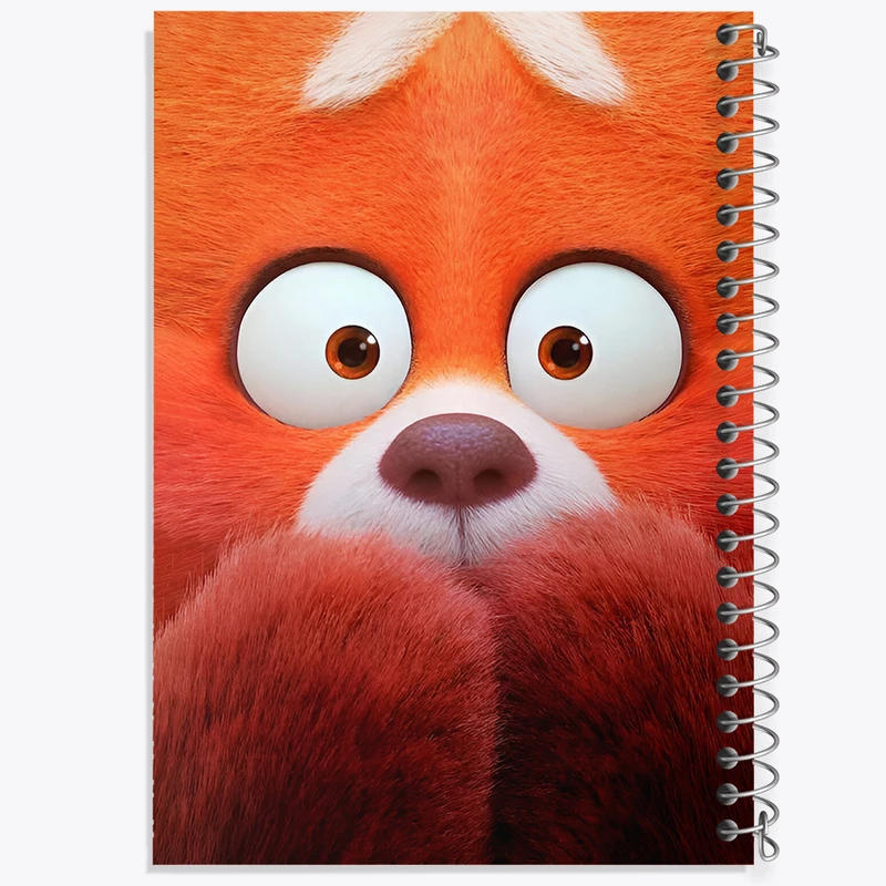 دفتر شطرنجی 50 برگ خندالو طرح قرمز شدن (Turning Red) کد N5358