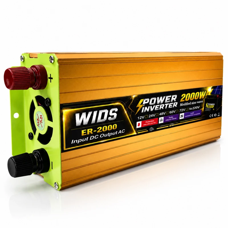 مبدل برق خودرو ویدز مدل 12V-24V-TO-220V-2000W