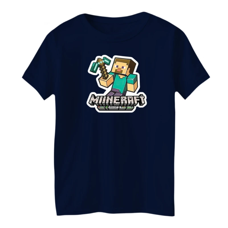 تی شرت آستین کوتاه بچگانه مدل ماینکرفت کد01