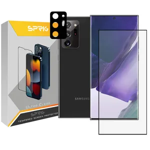 محافظ لنز دوربین اسپریگ مدل FLZ-FU مناسب برای گوشی موبایل سامسونگ Galaxy Note 20 Ultra به همراه محافظ صفحه نمایش